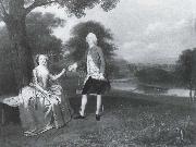 Gentleman and Lady in a Landscape, Arthur Devis